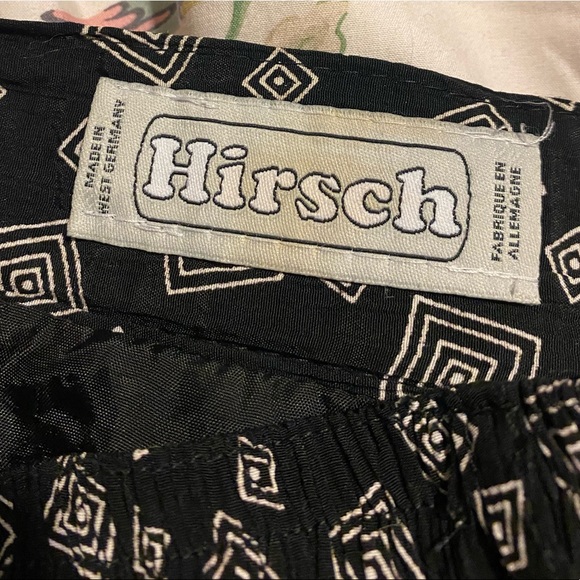 100% silk vintage midi skirt - Picture 3 of 3